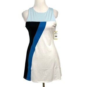 New EleVen Venus Williams Courtside Tennis Dress Medium Pickleball Golf Blue